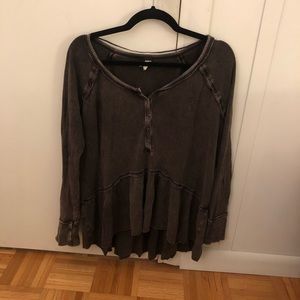 Free People Oversized Henley